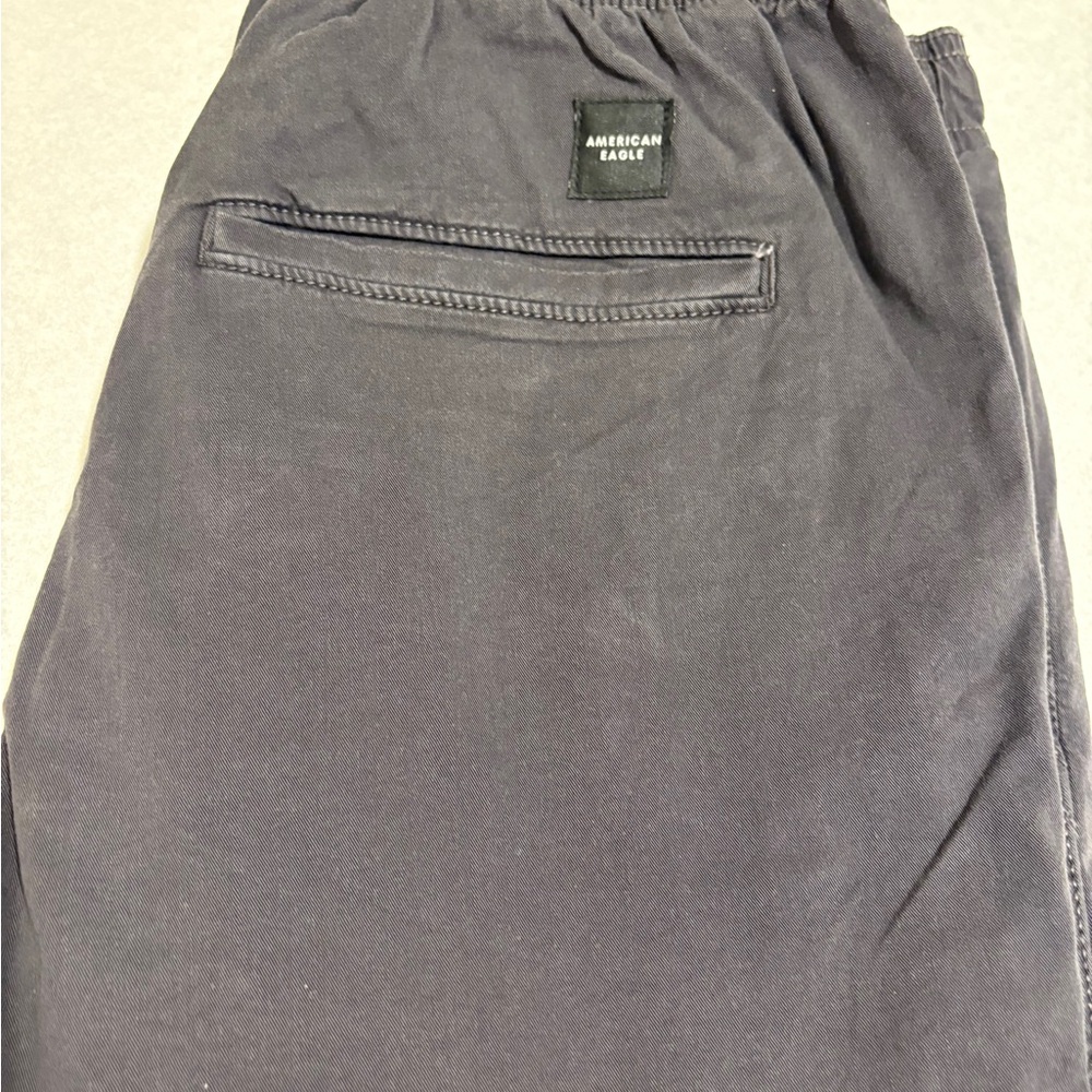 American Eagle Men's Black TREKKER JOGGER FLEX pants size xs - Picture 8 of 10